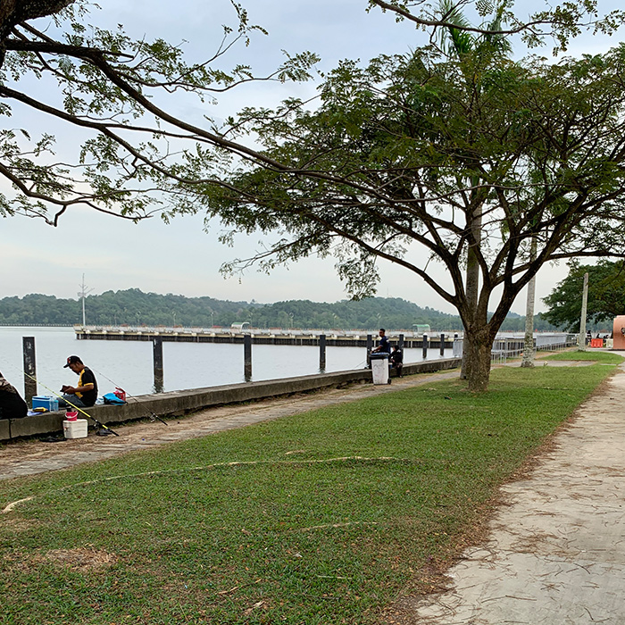 fishing spot at puteri harbour